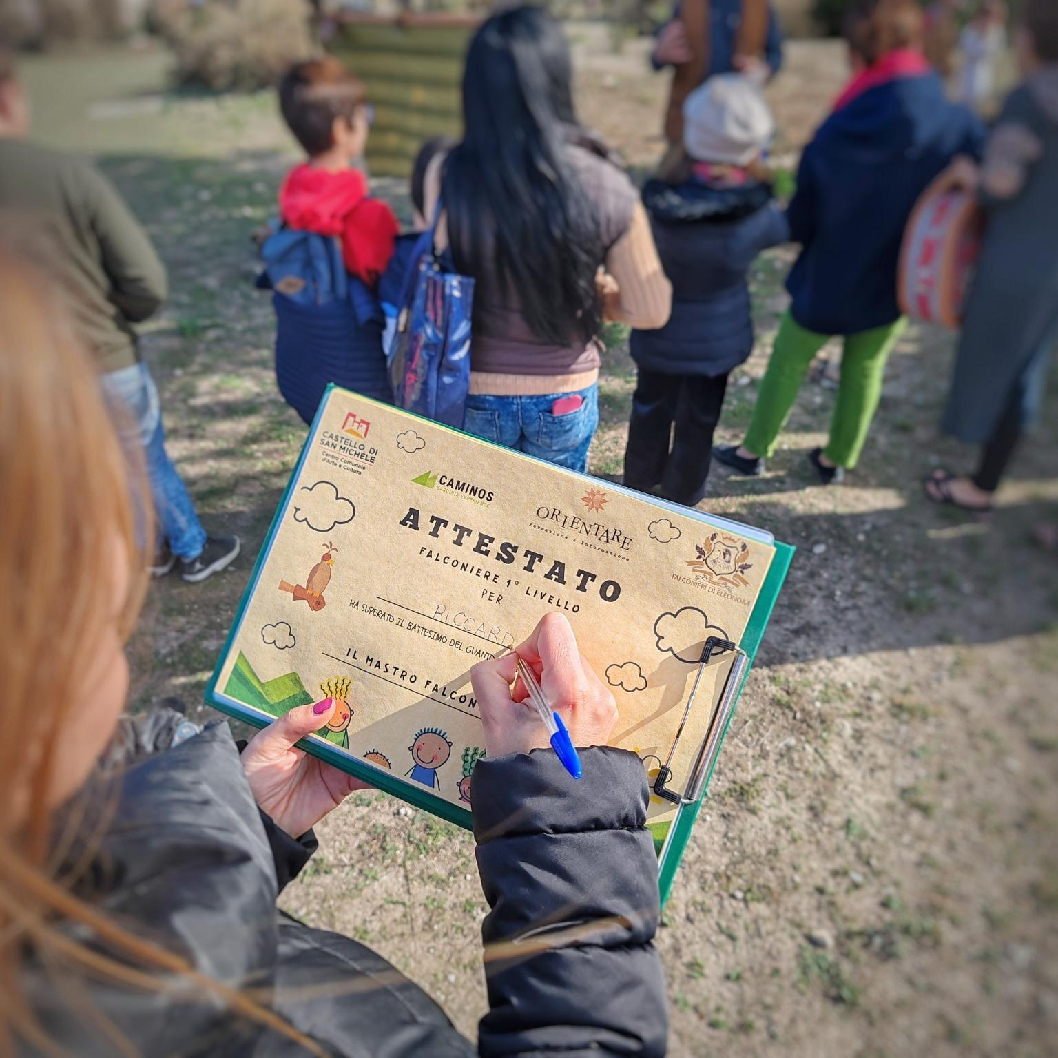 La Magia del Falco - Attestato